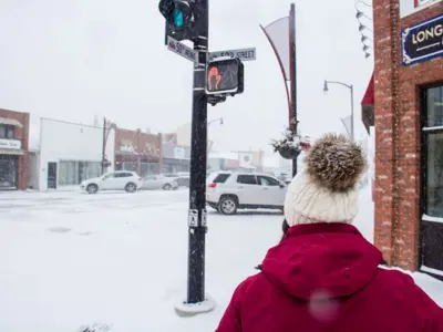 Main Street in Winter